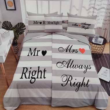 6 - dílné povlečení - Mr & Mrs Right