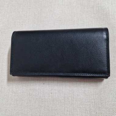 Velká kožená peněženka - černá