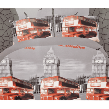7-dílné 3D povlečení  London 2
